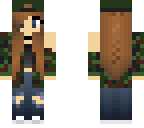 camo jacket girl with snapback