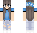 cute blue girl