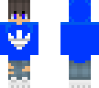 dark blue tropical boy