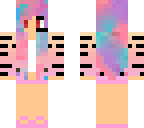 girl with pastel hair