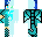 half ice dragon half girl