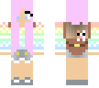pastel hamster girl
