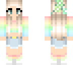 pastel rainbow girl