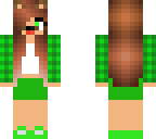 snapschat dog filter girl in green