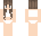 white swimsuit skin