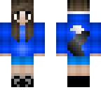 a blue wolf girl