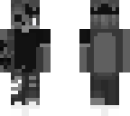 black and white