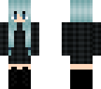 black plaid dress