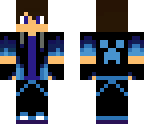 blue creeper boy with no hood