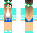 blue girl