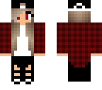 fall plaid girl