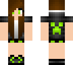 green creeper brown hair
