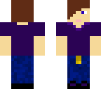purple backwards boy
