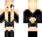 black angel with blonde hair