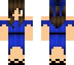 blue dress