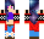 fall galaxy girl