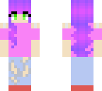 purple hair girl