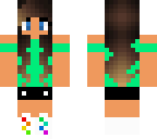 girl with rainbow boots