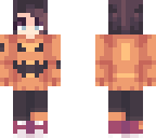 orange pumpkin face 