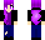 purple diamond human casual