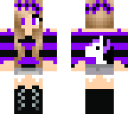 purple horse girl