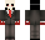 skull in suit