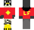 falcon in a sweater