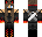 flaming assassin girl