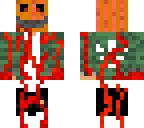 halloween skin- bloody pumpkin mask