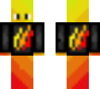 mine craft fire steve size