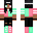 mint-pink crop top - lnc 4