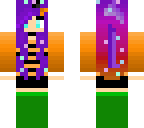 pumpkin violet with hair fade