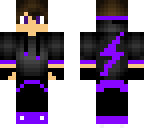 purple lightning boy