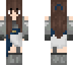 warrior girl blue