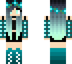 blue emo girl