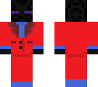 enderman in a red suit