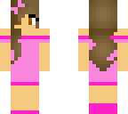 pink bow lady