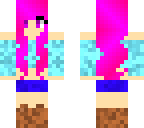 pink hair girl