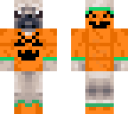 pumpkin halloween pug