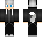 silver wolf makeover with blue eyes