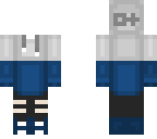 blue and gray sweater