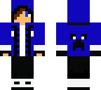 blue creeper hoodie