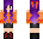 edit purple hair pumpkin girl
