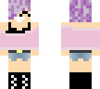 gothic purple pigtails
