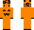 orange halloween skin