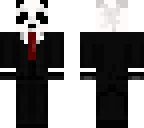panda in suit