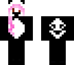 pink haired panda