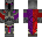 red and purple knight