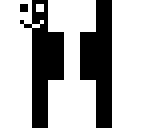 black and white