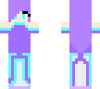 blue and purple prom dress girl